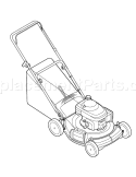 Page B Diagram and Parts List for 11B-439Q755 2007 Yard Man Lawn Mower
